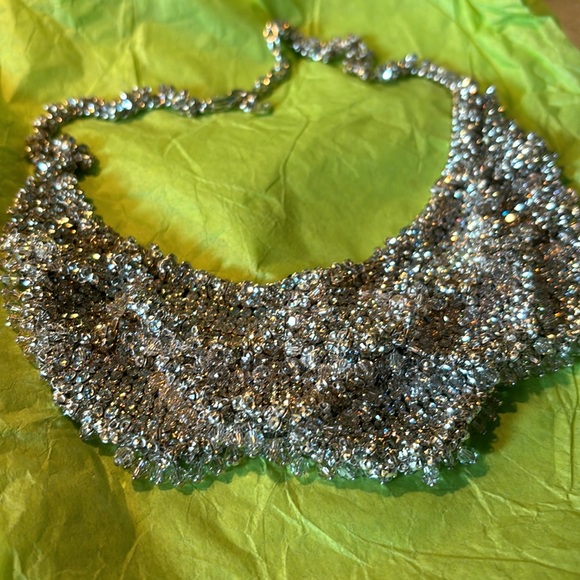 Rare Authentic Swarovski Mesh Champagne Necklace. - Picture 11 of 14